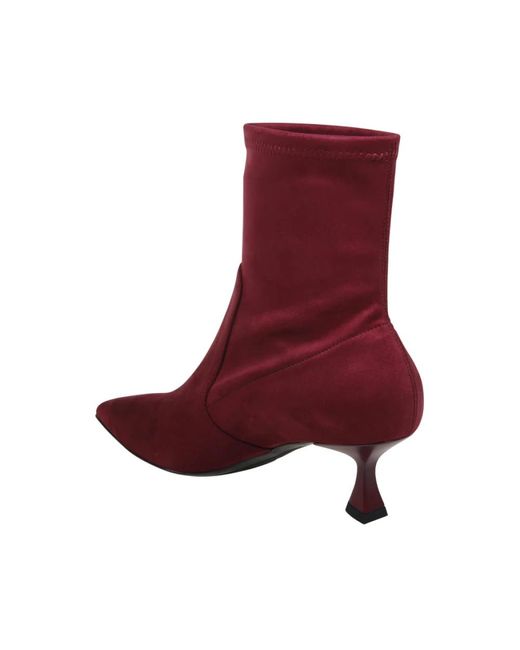 Sergio Levantesi Red Heeled Boots