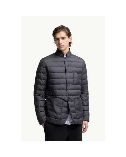 Moncler Blue Winter Jackets for men