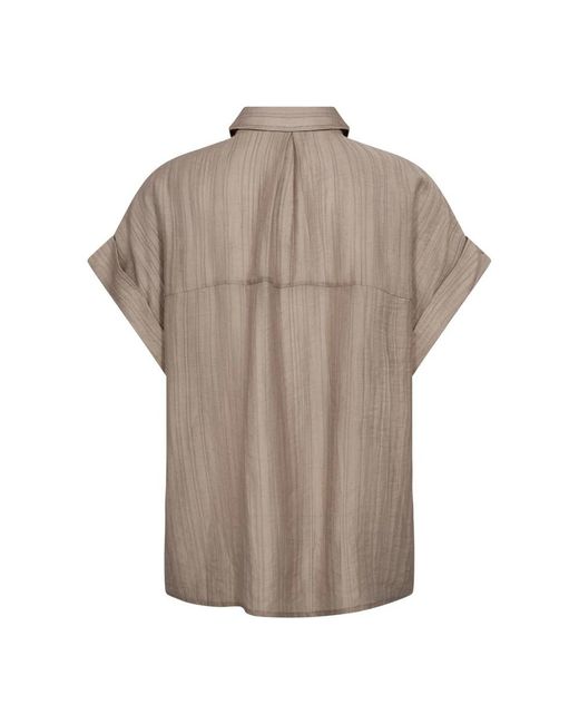 Blouses co'couture en coloris Gray
