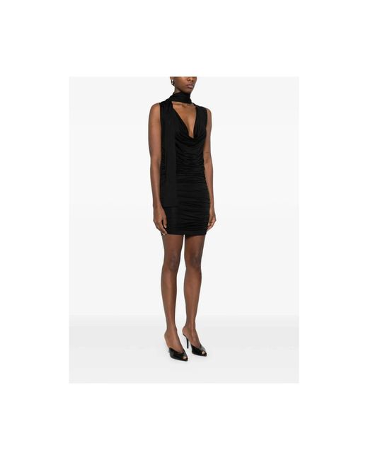 AYA MUSE Black Short Dresses