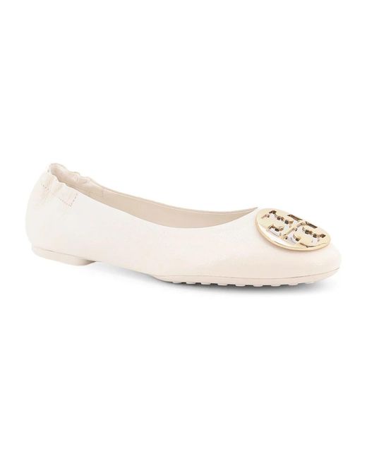 Tory Burch Natural Ballerina Shoes