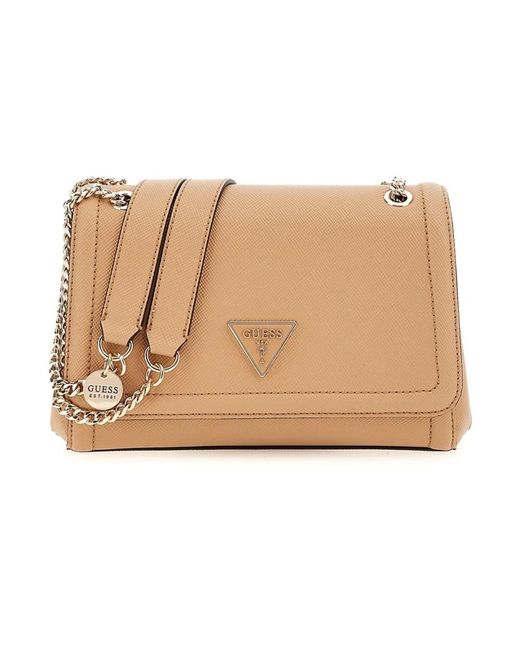 Cross Body Bags di Guess in Natural