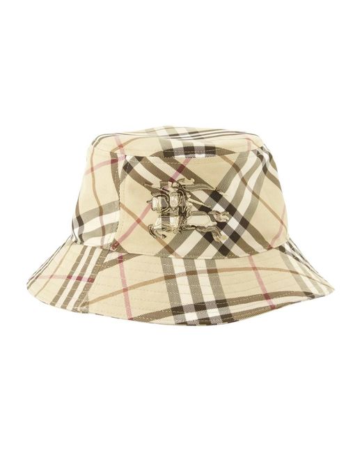 Hats di Burberry in Natural