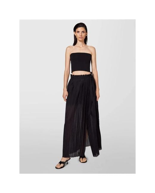 Alpha Studio Black Maxi Skirts