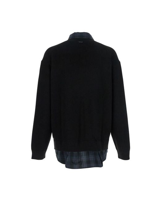 Juun.J Cardigans in het Black voor heren