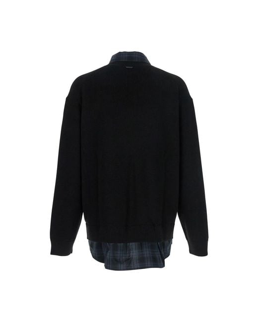 Cardigans Juun.J pour homme en coloris Black