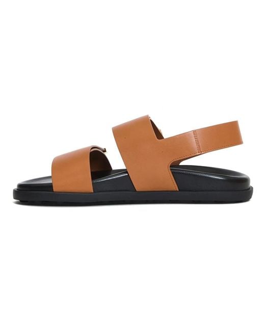 Tod's Brown Flat Sandals