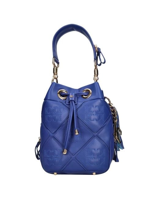 La Carrie Blue Bucket Bags