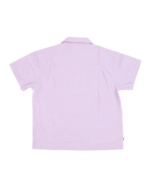 Obey Purple Short Sleeve Shirts for men