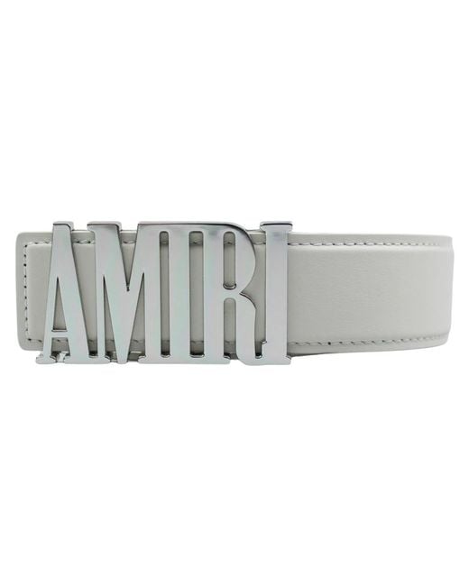 Amiri Gray Belts for men