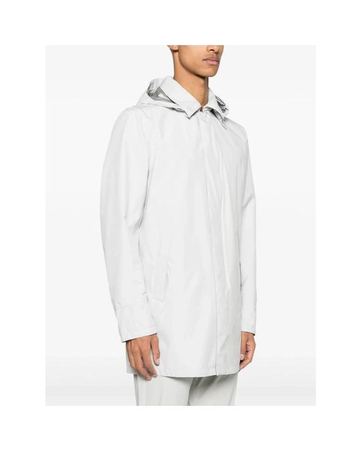 Herno White Light Jackets for men
