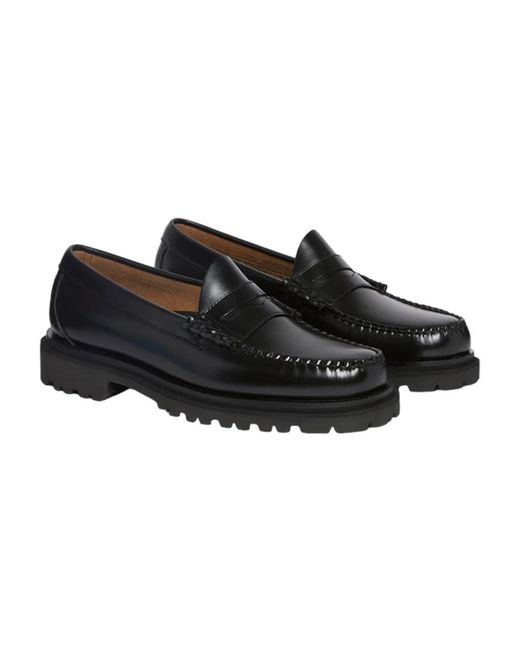 G.H.BASS Black Loafers for men