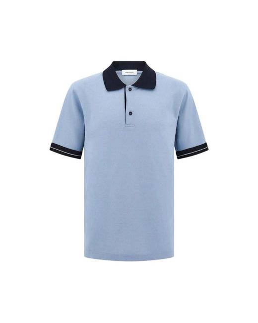 Ferragamo Blue Polo Shirts for men