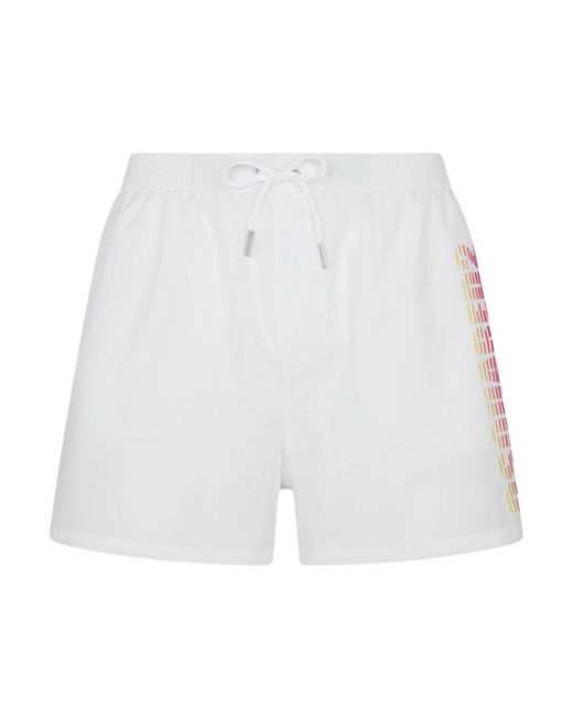 DSquared² Badmode ,Wit ,Midi Boxershorts in het White voor heren