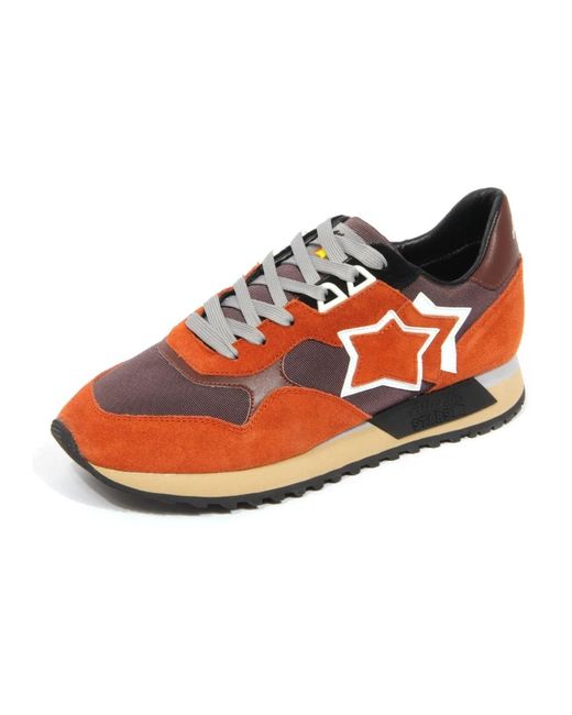 Atlantic Stars Orange Sneakers for men