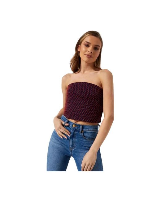 Tory Burch Blue Sleeveless Tops