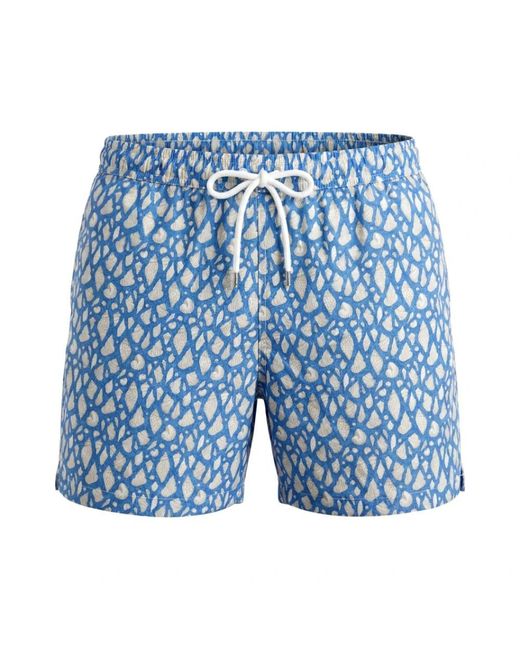 Fedeli Blue Beachwear for men