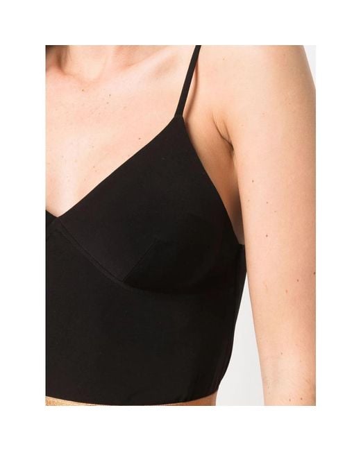 Norma Kamali Black Sleeveless Tops