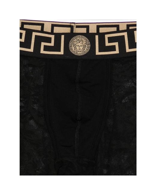 Bottoms Versace de hombre de color Black