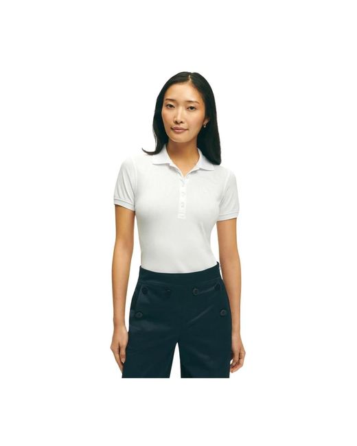 Brooks Brothers White Polo Shirts