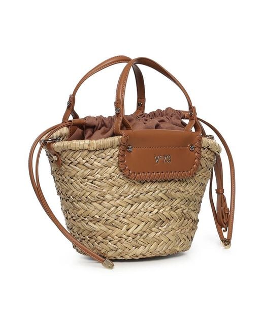 V73 Brown Bucket Bag