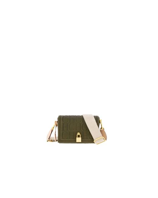 Carolina Herrera Green Cross Body Bags
