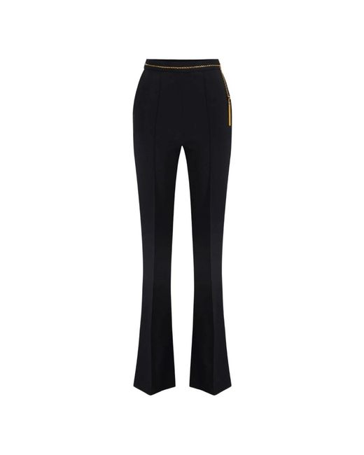 Elisabetta Franchi Wide Trousers in het Black