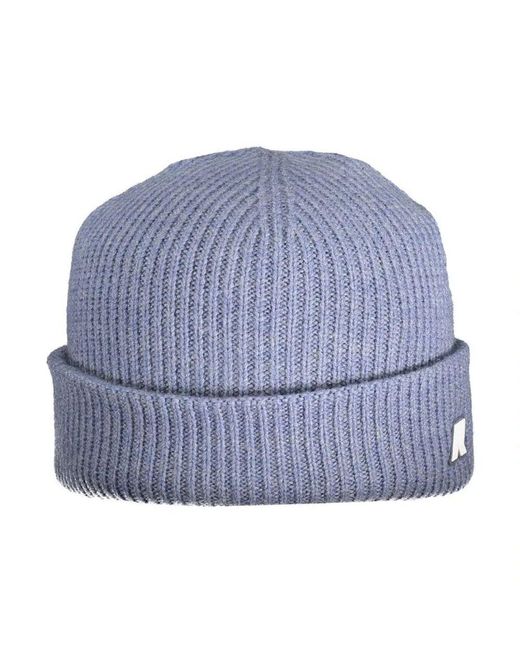 K-Way Blue Beanies for men