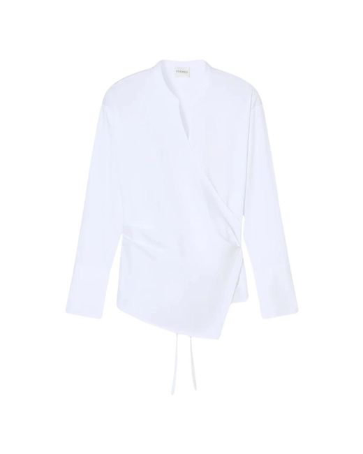 Closed White Verpackte Bluse