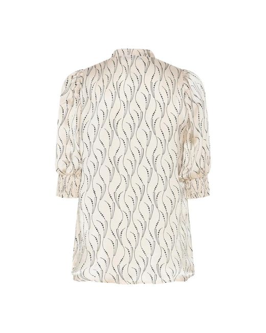Bruuns Bazaar Acarabblicys Shirt in het Natural