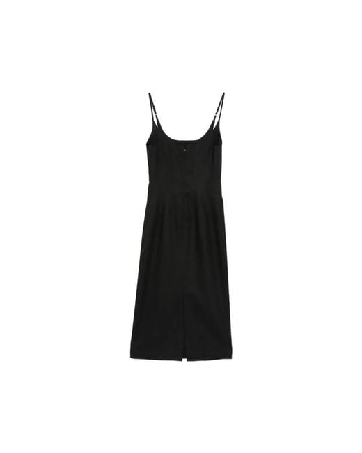 Alysi Black Midi Dresses