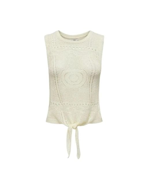 Top elegante per donne di Jacqueline De Yong in Natural