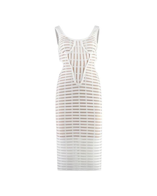 Genny White Midi Dresses