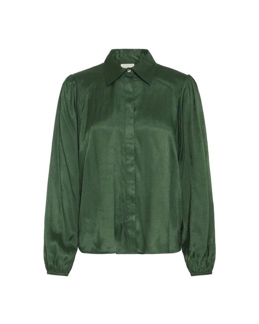 Ichi Overhemden ,Groen ,Ihcolorada Sh3 Bluser 20124449 in het Green