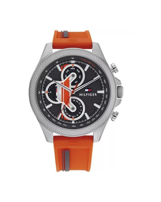 Tommy Hilfiger Clark Multifunction Watch in Gray für Herren