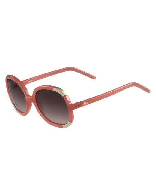 Accessories > sunglasses Chloé en coloris Red