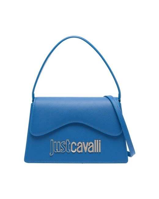 Just Cavalli Blue Shoulder Bags