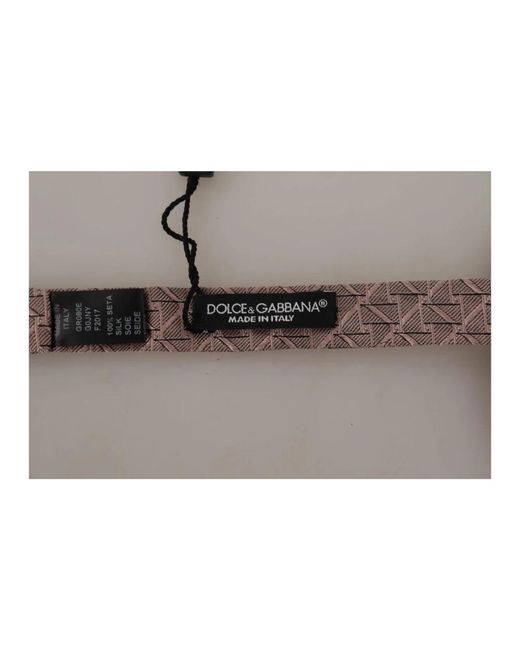 Dolce & Gabbana Brown Bow Ties for men