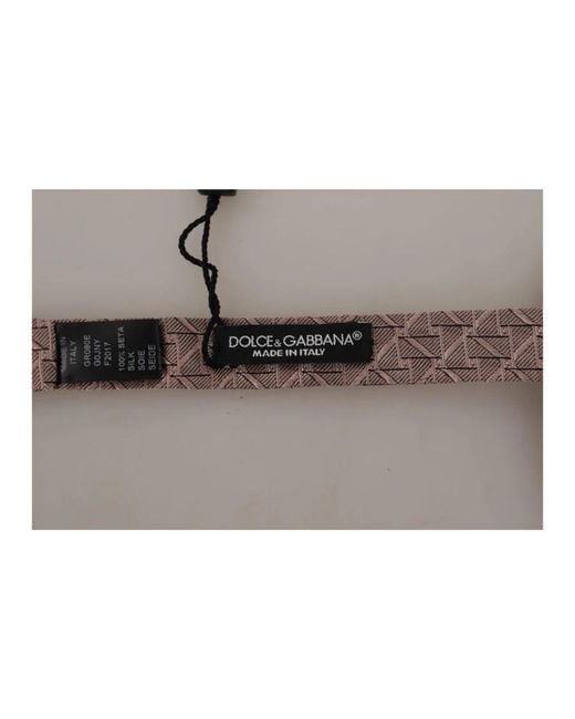 Dolce & Gabbana Brown Bow Ties for men