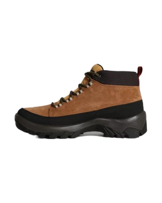 Napapijri Brown Lace-Up Boots for men