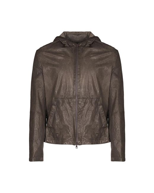 Leather Jackets Altea de hombre de color Brown