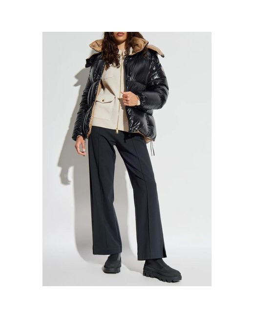 Moncler Truien & Vesten ,Wol Vest Met Een Achterkant Van Dons in het White