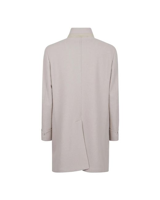 Eleventy Gray Single-Breasted Coats for men
