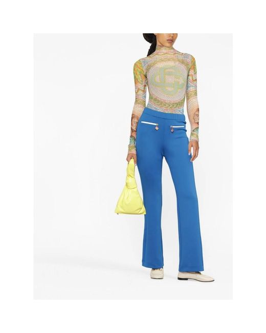 Casablanca Blue Wide Trousers