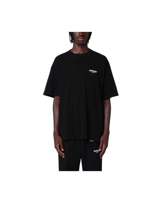 T-Shirts Represent de hombre de color Black