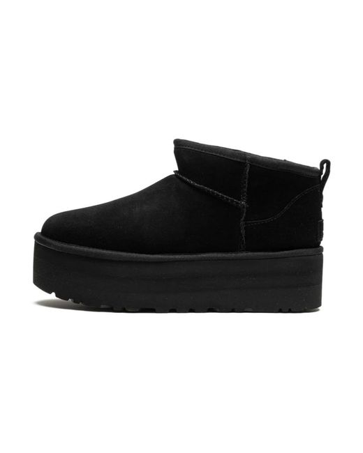 Ugg Black Classic Ultra Mini Platform