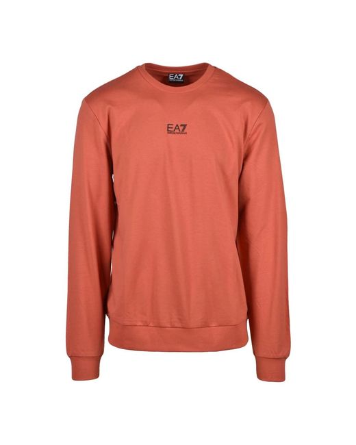 EA7 Orange Sweatshirts for men