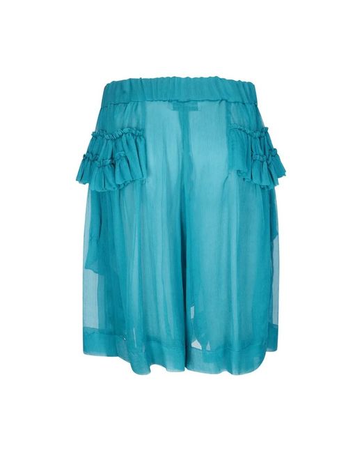 Dries Van Noten Blue Casual Shorts