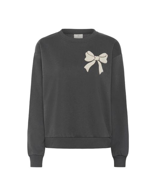Sweatshirts Kaffe de color Gray