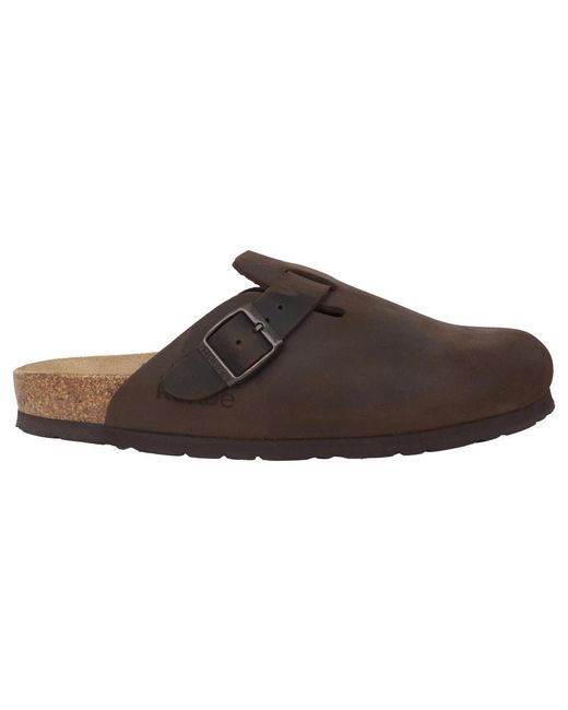 Mules Rohde de hombre de color Brown